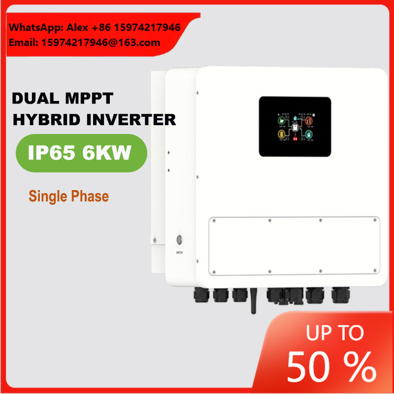Inverter Surya Hibrida Teganga - Off Grid Solar Inverter 48V 6000W ulasan dan harga
