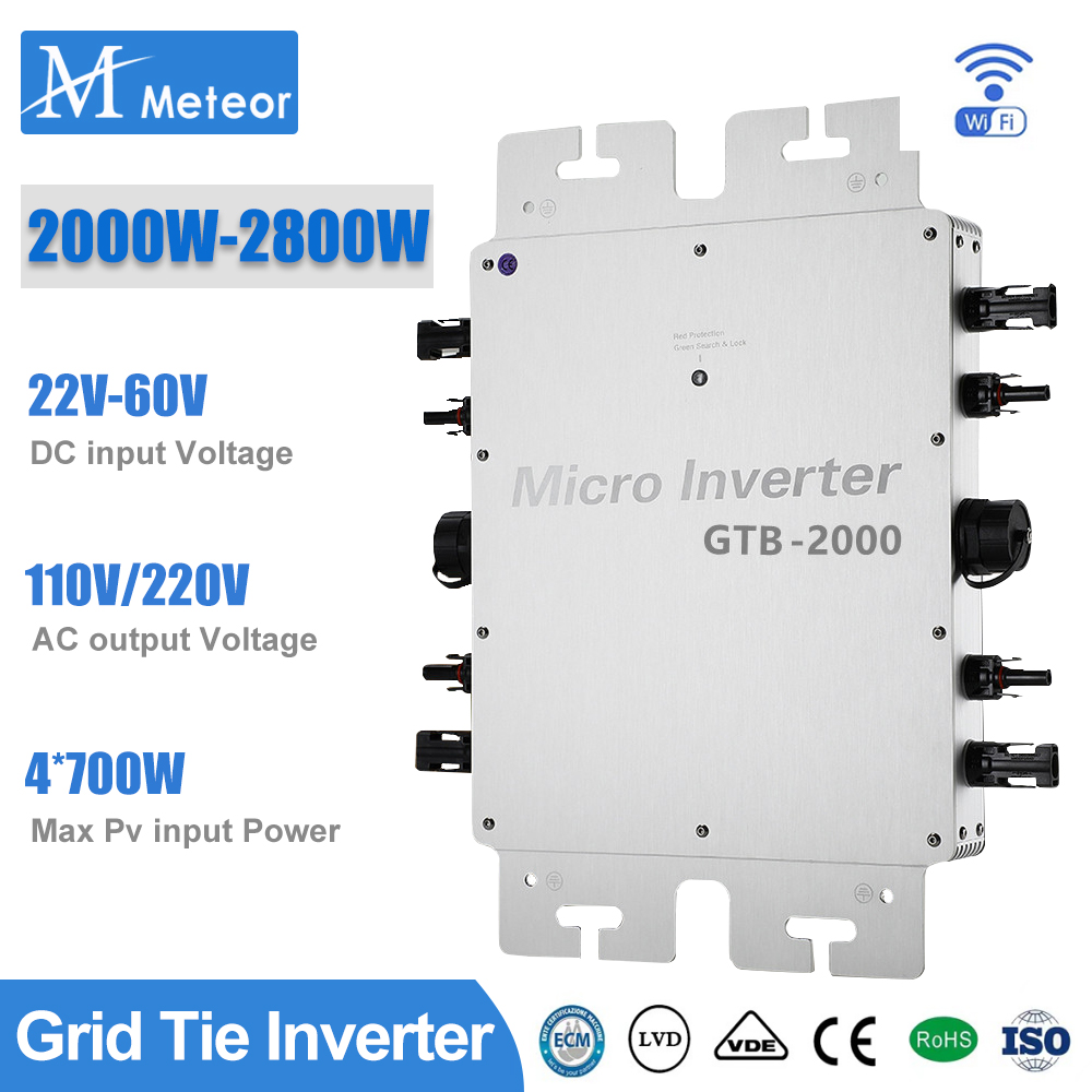 Inverter mikro 2000W, 2400W 28 - Grid Tie Inverter Limiter 2000W ulasan dan harga