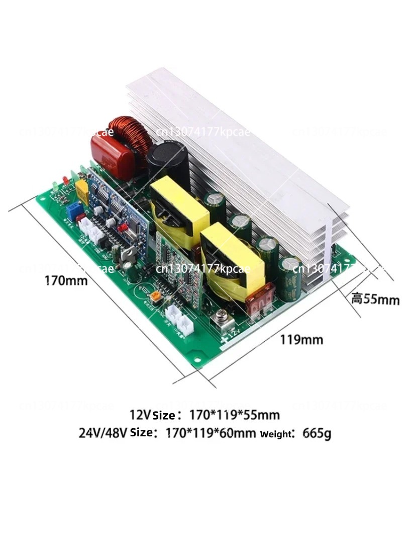Inverter Gelombang Sinus Murni - Pure Sine Wave Inverter Board 24V 48V ulasan dan harga